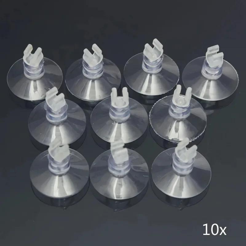 5pcs/10pcs Rubber Aquarium Fish Tank Suction Cup Holders for Air Hose Tube Oxygen Pump Adjustable Strong Sucker Durable PVC Glas