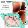 Funda Protectora para Xiaomi Pad 7: Funda 3 en 1 a prueba de caídas para PC+Silicona de 11,2 pulgadas con soporte giratorio 360° y correa para el hombro