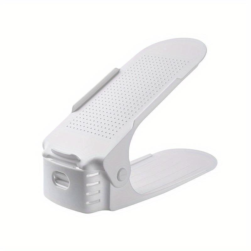 

Регулируемая высота обуви Обувной шкаф экономит место, отличный инструмент для организации обуви дома, легко складываемая обувная полка для использования в помещении. белый