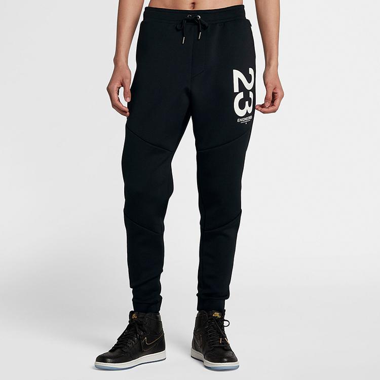Air Jordan 23 Flight Space Bavlněné Sportovní Ležérní Kalhoty Pánské Spodky Černé BQ4645-010