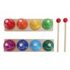 Desk Bells for Kids Bell Percussion Instrument 8 Notes Colorful Music Bells Percussion Instrument