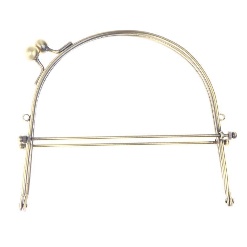 15cm Handtas Clutch Frame Metalen Frame Kussensluiting Tas Portemonnee Handvat Handtas Portemonnee Schroefbeugels Doe-het-zelf Tas Accessoires