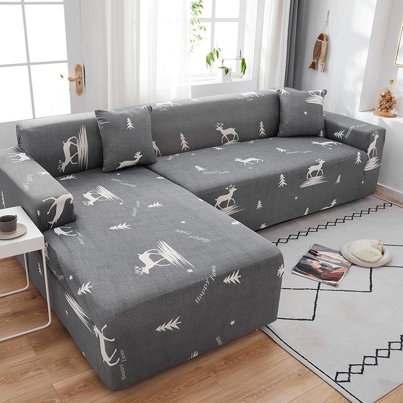 Elastic Sofa Cover High Quality Adjustable Sofas Chaise Covers Lounge Sectional Couch Corner Sofa Slipcover