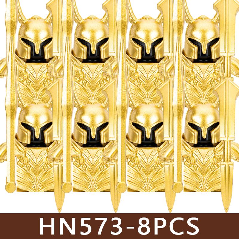 Medieval Castle Soldier Figures Building Blocks Military Dragon Knight Guard Armored Warrior Infantry Sword Spear Bricks Toy Boy