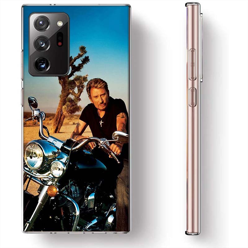Johnny Hallyday Music Black Phone Case for Samsung A17 A37 A57 A55 A35 A25 A15 A54 A14 A24 A34 A13 A23 A33 A53 A07 A05S A04S A03