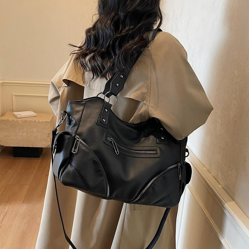 Torba PU Tote o Dużej Pojemności Damska Torba na Ramię