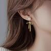 Butterfly Bow Niche Cold Style Versatile Earrings with Temperament