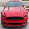 2 Stück/Set 115 cm lang Auto-Motorhaubenaufkleber Abziehbilder Vinyl PVC Dekoration Automobil Auto-Styling Zubehör Für Ford Mustang 2015 2016