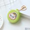 New Women Silicone Coin Purse Cartoon Animal Round Shape Coin Wallet Headset Bag Clutch Change Purse Wallet Pouch Bag Kids Gift