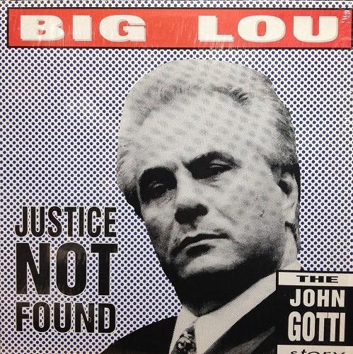 

12inch Record BIG LOU Justice Not Found FR0601 FREEDOM 1992 US Rap HipHopRB Used