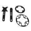 Bike Crank Set Aluminium Alloy 40T Positive and Negative Chainring 40 to 42T Guard Plate Bike Crank Chainring Set