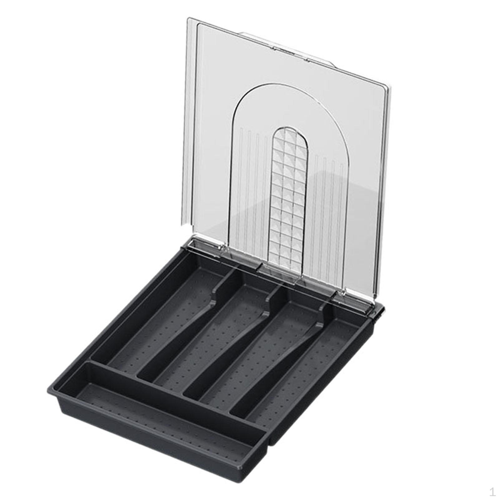 

Лоток для столовых приборов, ящик для столового серебра, органайзер на 5 отделений, кухонная утварь Color B