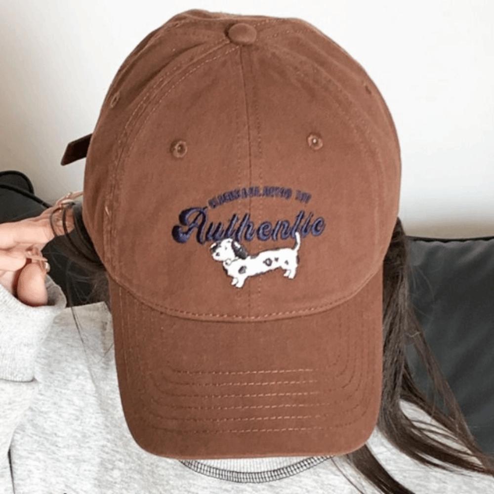 Embroidered Letter Baseball Hat Retro Sun Hat Retro Embroidery Baseball Cap  Sports