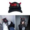 Embroidery Patched Baseball Hat for Adult Fashion 2000s Cool Hat Girl Adjustable Baseball Hat for Casual Party