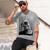 SNOOP DOGG 2026 fashion heavyweight hot selling retro printed pattern fun round neck T-shirt for daily comfort