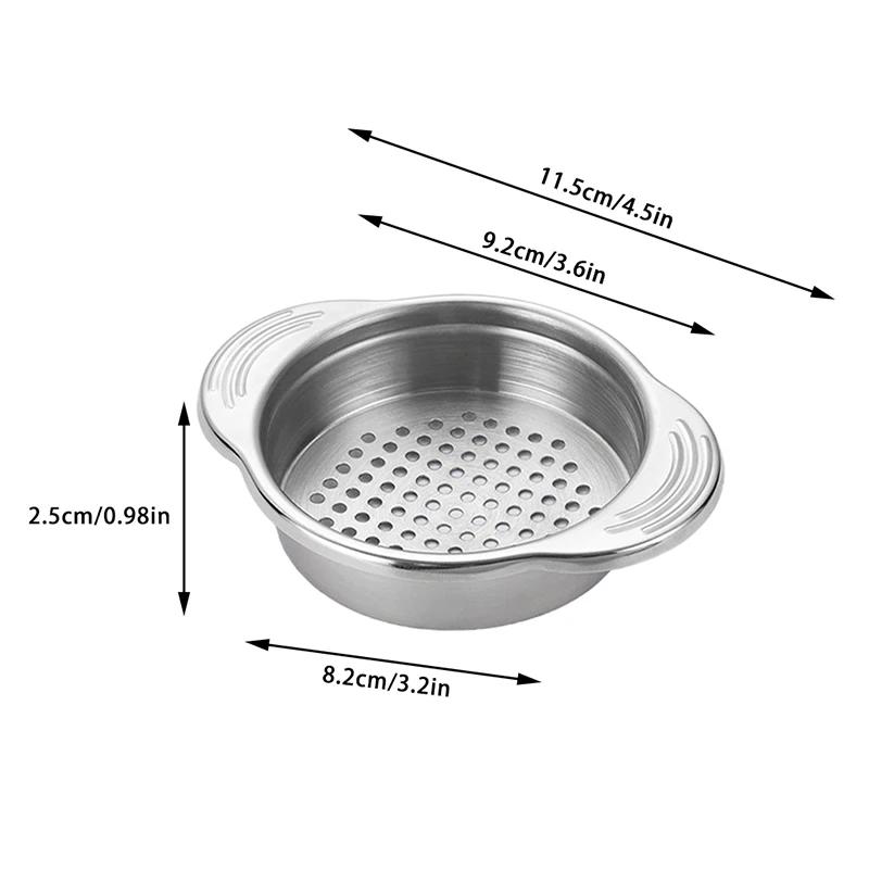 Stainless Steel Can Strainer, Tuna Strainer, Canning Colander, Food Strainer, Oil Drainer, Kitchen Vegetable Fruit