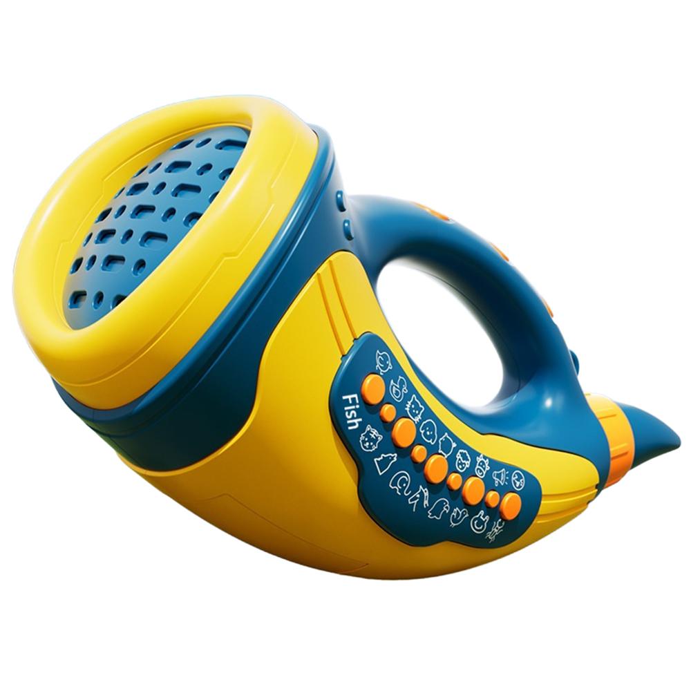 Animal Sounds Portable Kids Musical Blow Horn Sound Amplifier for Lung Capacity Birthday Gift