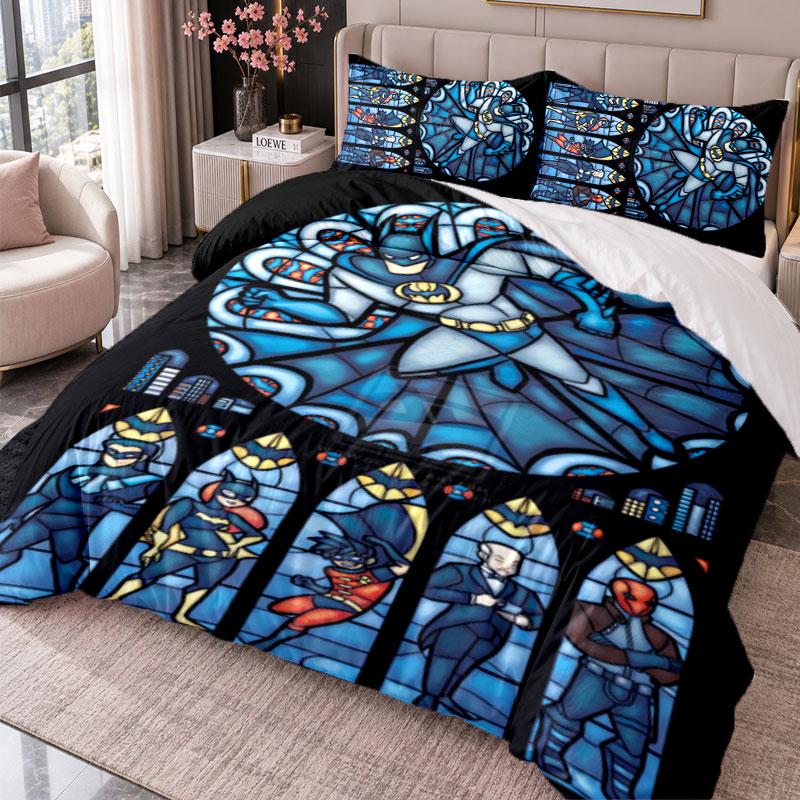 Green Lantern 3Pcs Bedding Set Duvet Cover With Two Pillowcases For Bedroom Home Decoration