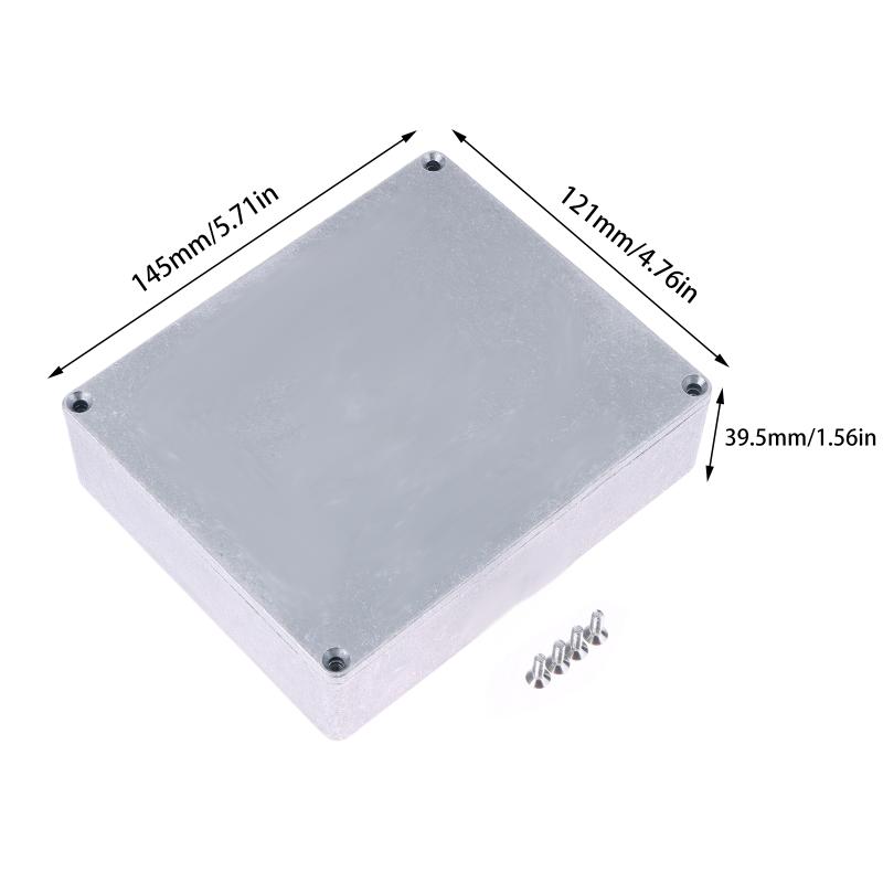 Guitar Accessories Guitar Effect Pedal Enclosure With Screws Die Cast Aluminium Box Enclosures Aluminum Stomp Box Enclosure