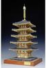 Woody Joe 1/75 Scale Daigoji Temple Five-Story Pagoda Wooden Model Assembly Kit (Building)