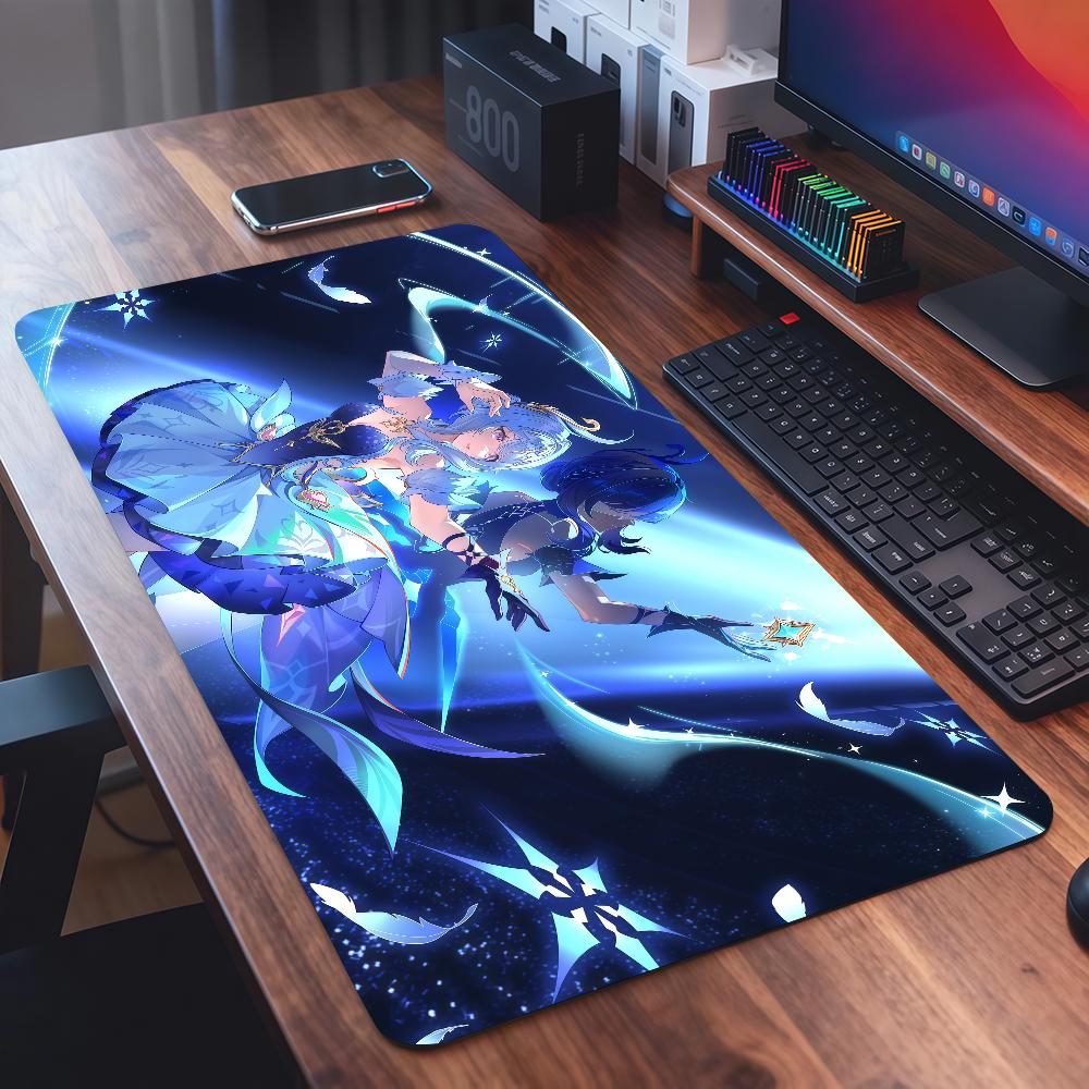 Genshin Impact Odette Mouse Pad Square Office Gaming Desk Mat Waterproof Non-Slip Rubber Decorative