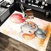 1pc Anime Elephant with Balloon Chair Mat - Office Desk Pad, Non-Slip Carpet for Home Decor, Suitable for All Seasons, Perfect Gift for Anime Lovers.H