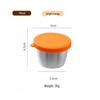 Reusable Sauce Cup with Macaron Lid - 304 Stainless Steel, 40/50/70ML, Portable Dipping or Seasoning Dish.