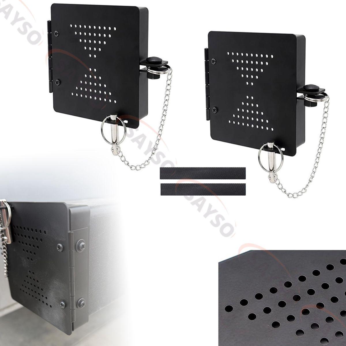 

RV Bumper Cap Cover,RV Bumper Plug End Cap,Square Bumper Caps for RV,Fits Standard RV 4inch Square Bumpers, Black-2pack