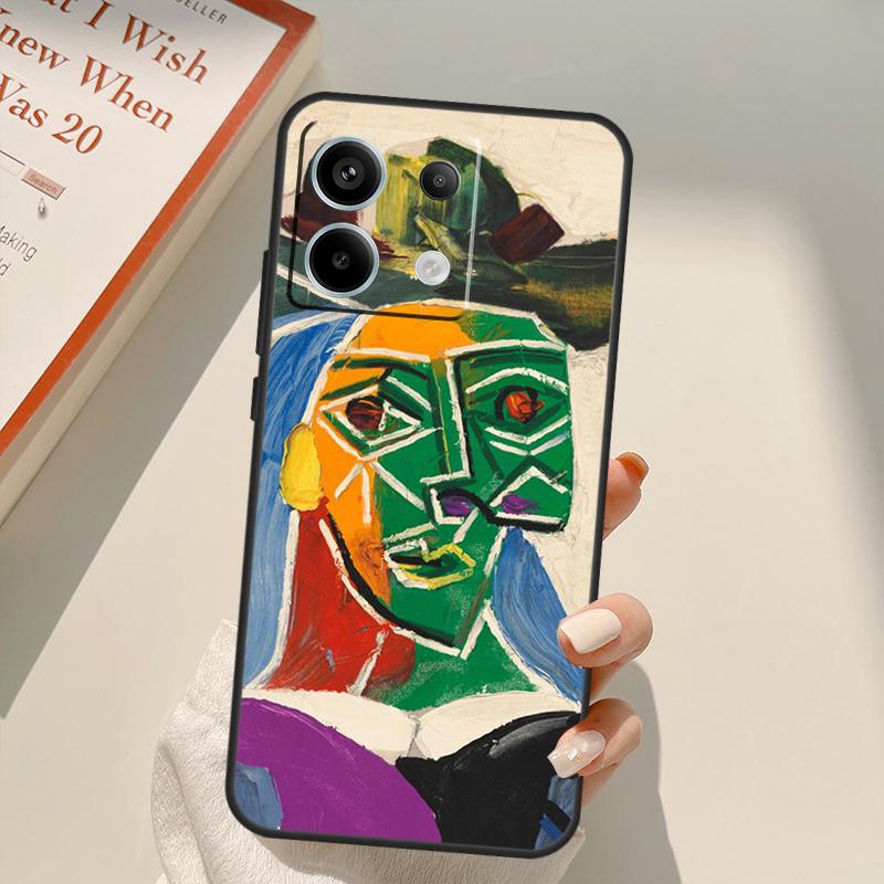 Painting Picasso Abstract Art Funda For Xiaomi Redmi Note 14 13 10 11 12 15 Pro Plus Case For Redmi 15 14C 12C 10C 13C 15C