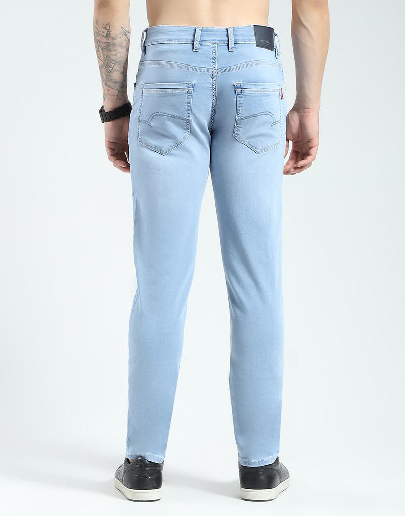 MONTE CARLO Herren Uni Regular Fit Jeans Hellblau 30