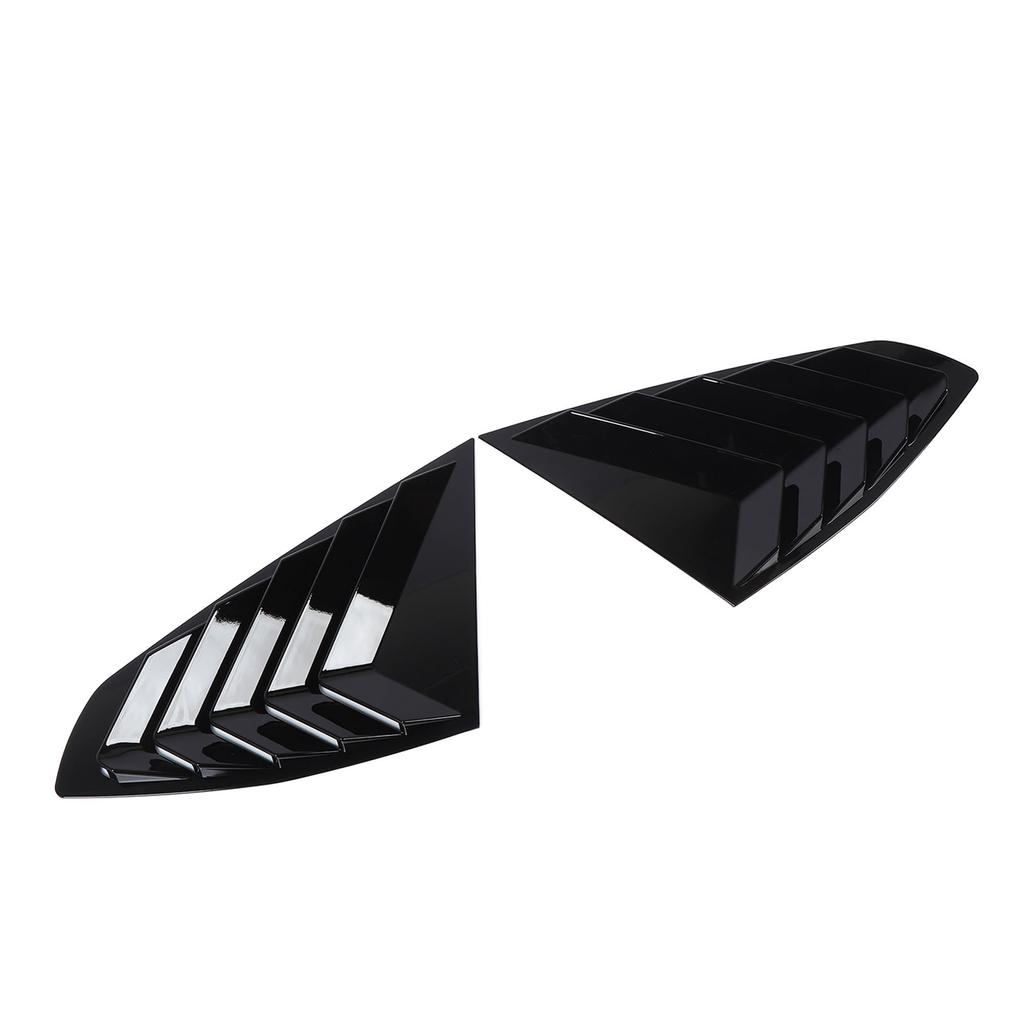 2PCS Rear Side Window Louvers Racing     Vent Scoop Shades Cover Blinds for 4 Series  6 Gran   2020 to 2024