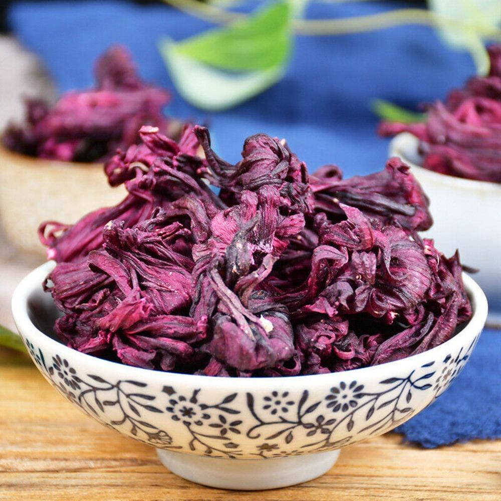 80g Tisana Biologica ai Fiori di Ibisco Bevanda Energetica Naturale per Donne Uomini Cura della Salute