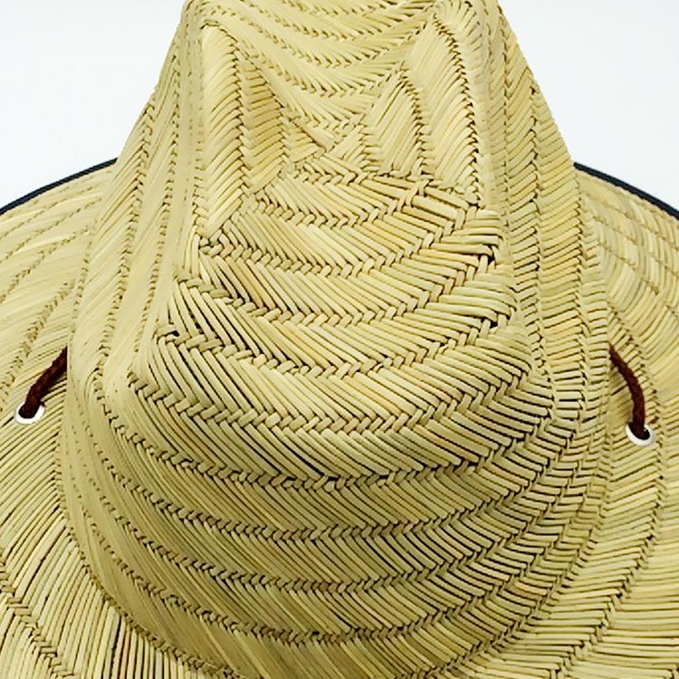 Summer sunshade jazz hat, folding hollow Lafite straw hat, beach big edge straw hat, fisherman's hand-woven hat