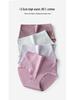 High-Waist Pure Cotton Plus Size Shaping Briefs for Middle-Aged Women with Antibacterial Crotch