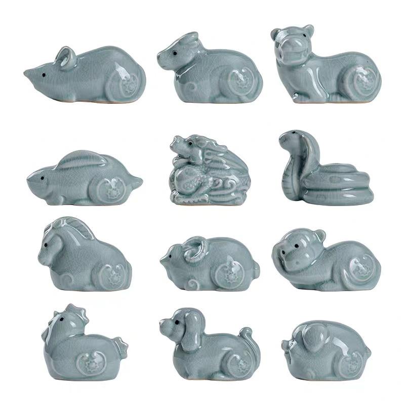 Chinese Zodiac Desktop Tea Tray Decoration Chinese Tea Pet Home Fun Monkey King Tea Accessories Tea Set Decorative Figurines