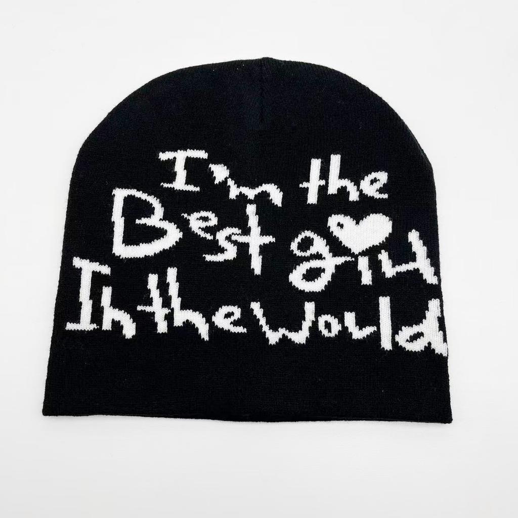 Halloween Series Jacquard Knitted Hat European and American Fashion Skull Portrait Beanie Pullover