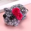 In Stock Sad Hamster Meme Plush Keychain Ornament Handmade Doll