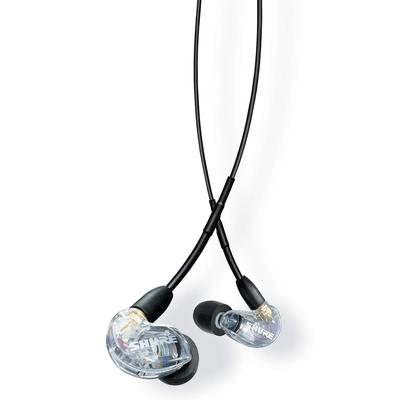 SHURE Øretelefoner AONIC 215 Med Ledning med Mikrofon Klar Høj Lydisolering Gaming Kanaltype Trådløs Konvertibel MMCX Genkabelbar Professionel