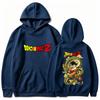 Felpa Dragon Ball Z Goku Shenron Drago Anime Manga Streetwear Estetica Nera Oversize Casual Sportiva Felpe