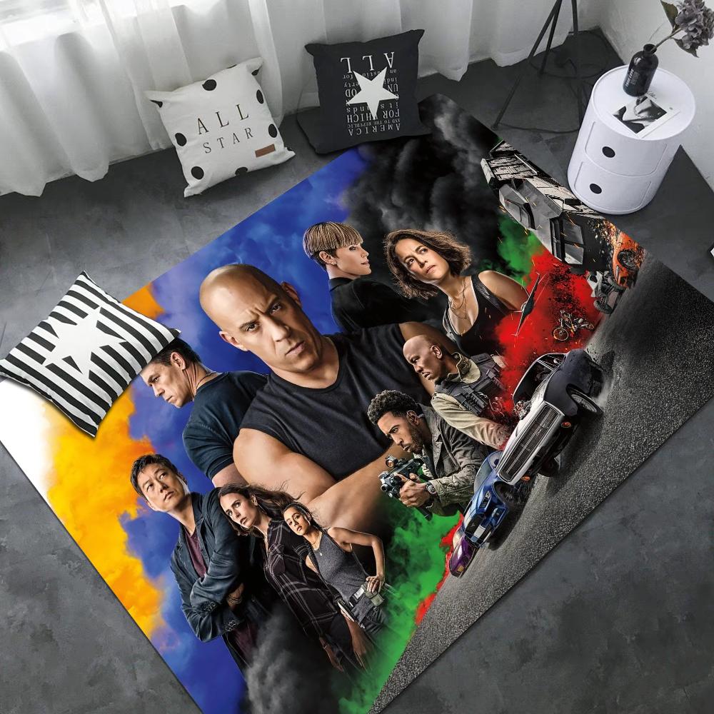 

Fast & Furious Floor Mat Cheaper Anti-slip Modern Living Room Balcony Printed Bedside Mats 40x60cm