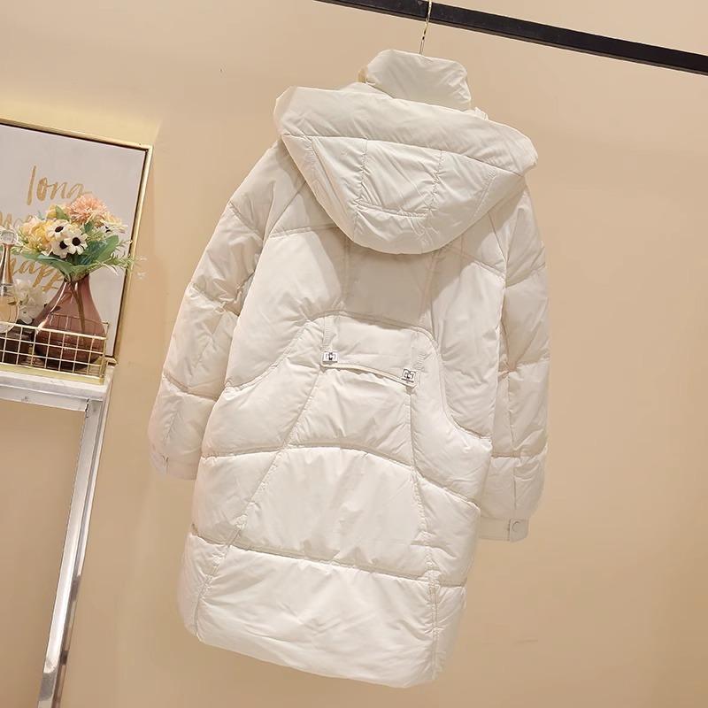 Down Cotton Jacket Women's Medium and Long 2025 Winter New Thick Cotton-padded Jacket Senior Warm Cotton-padded Jacket