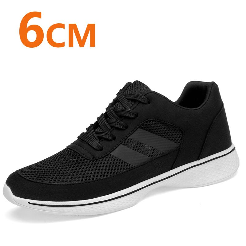 Newest Men Sneakers Elevator Shoes Heightening Shoes Height Increase Shoes Insoles 6Cm Man Height Increasing Shoes Height Shoes 37
