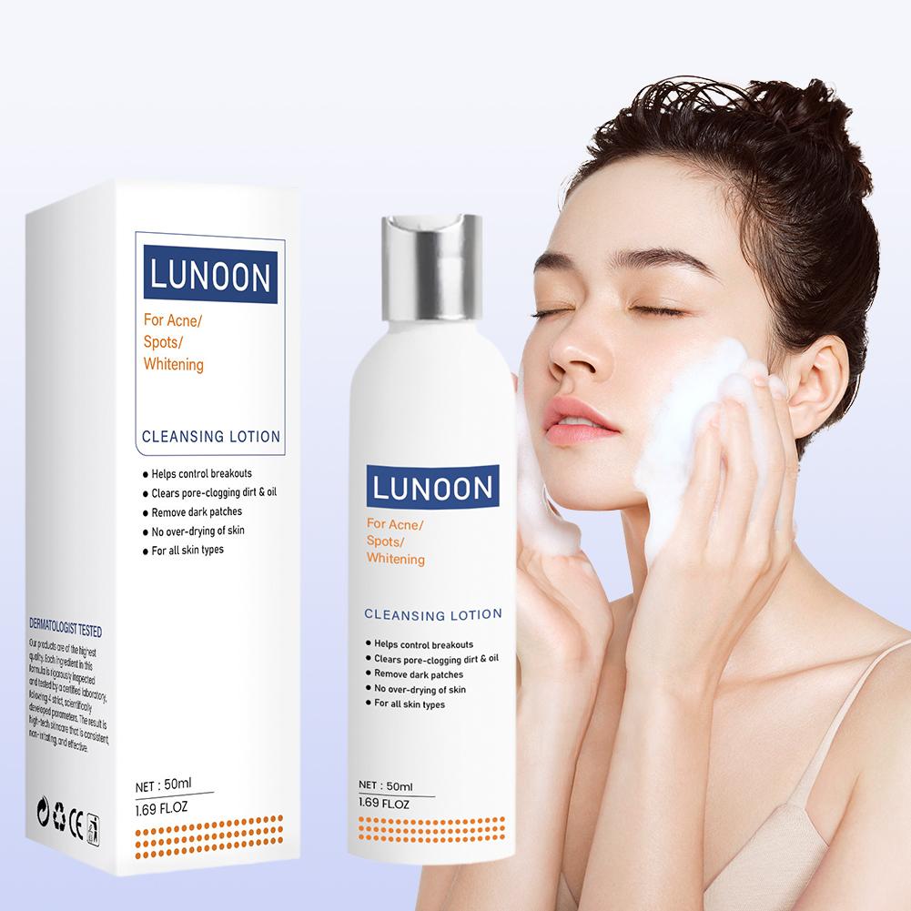 Whitening Freckle Removing Facial Cleanser Fade Dark Anti-Acne Cleansing Skin Brighten Spots Mo J6Y9