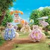 Sylvanian Families Doll Set Squirrel ST Mark Ages 3 and Toy Sylvanian Epoch [Flying Family] FS-64 Certified, Up, Dollhouse, Families, Co., Ltd.