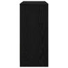 Sideboard in Black Oak Look 85 x 34 x 76 cm Engineered Wood