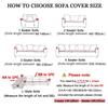 1/2/3/4 Seater Stretch Spandex Sofa Cover All Inclusive Couch Slipcovers Living Room Furniture Protector
