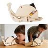 Friendly Wooden Funny Electric Snail Model Hand Craft Set for Educational Physics Teaching and Student Craft Projects