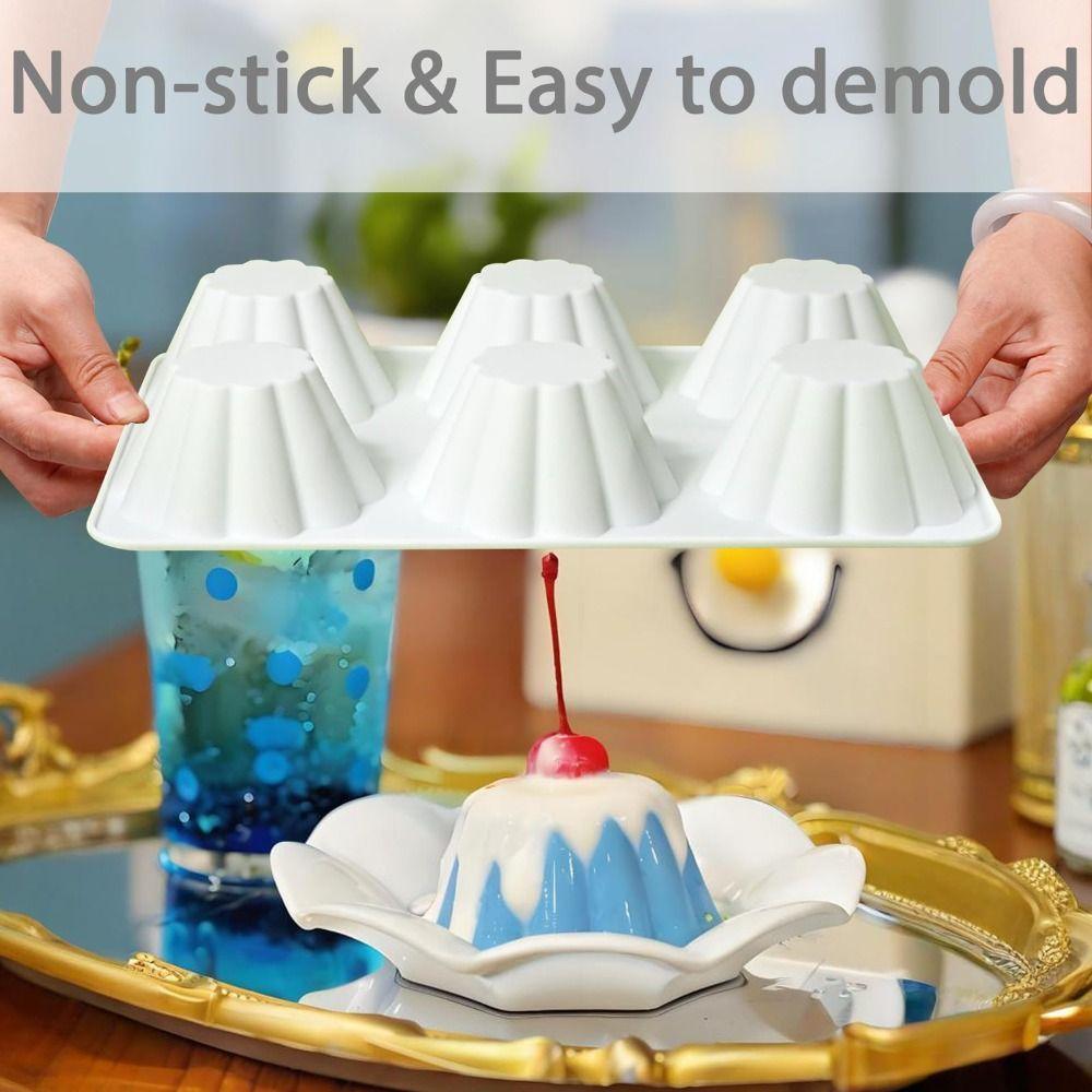 6-Cavity Cake Mold Creative DIY French Pastry Baking Mold New Chocolate Dessert Mold Pastry Making