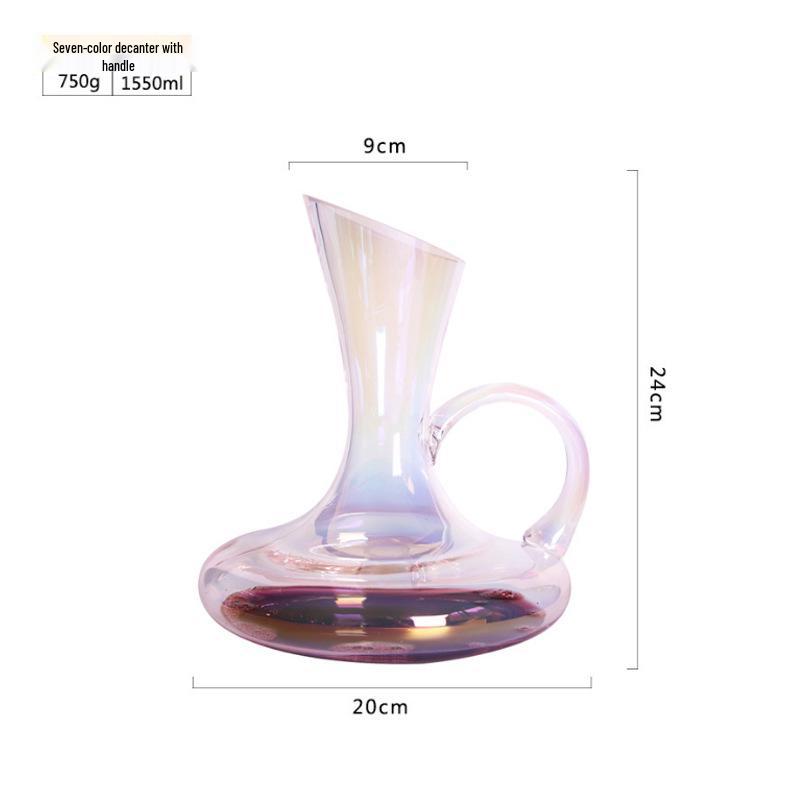 

Набор хрустальных бокалов для вина с ионным покрытием семи цветов - Бокалы для красного вина и шампанского