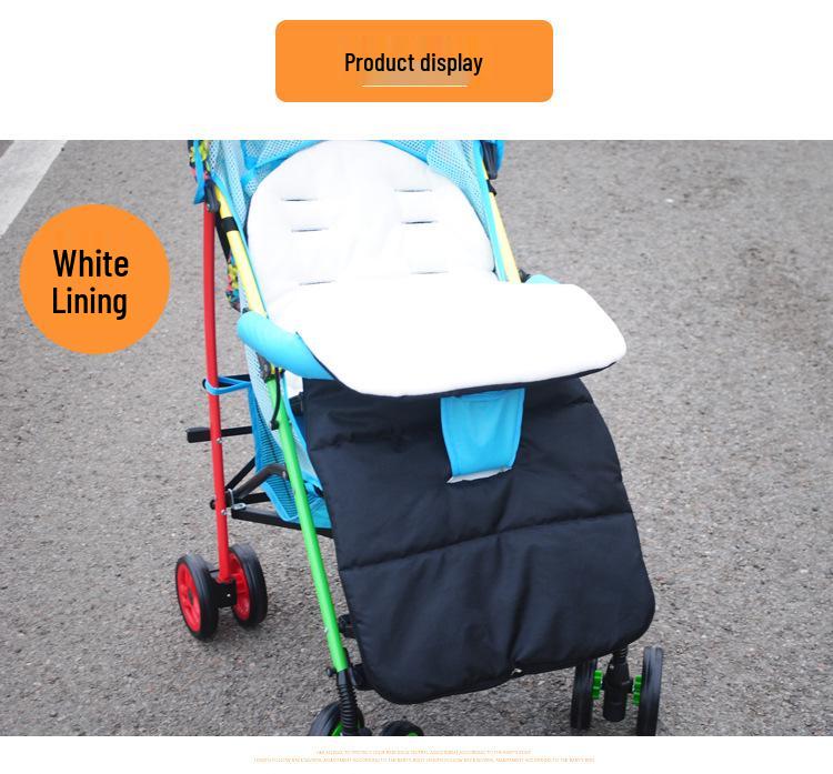 Multifunktionaler Kinderwagen-Fußsack: Winddichter, wasserdichter und warmer Schlafsack